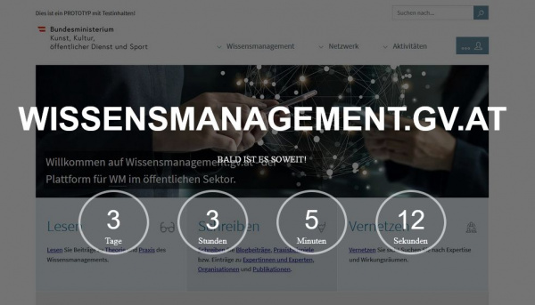 Launch der Plattform www.wissensmanagement.gv.at